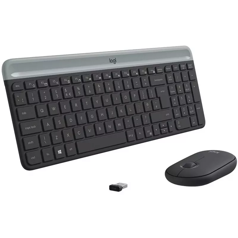 Klaviatūros ir pelės rinkinys Logitech MK470 plonas Combo