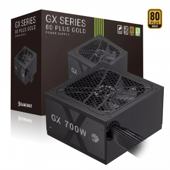 Gamemax maitinimo blokas, 80 PLUS, Gold | GX 700G | 700 W | nemodulinis