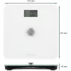 Elektroninės asmeninės svarstyklės Profi-Care PC-PW 3112 — 180 kg talpa, 100 g tikslumas, 310×310×44 mm, LCD ekranas