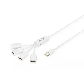 USB šakotuvas Digitus plonas Spider DA-70216