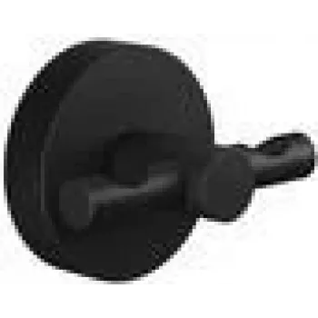 tesa Coat Hook 40564-00000-00 MOON Juoda Number of Hooks: 2 (W x H x T) 50 x 53 x 65 mm Metal Juoda (matte) 1 vnt. (40564-00000-00)