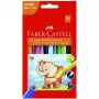 FABER-CASTELL spalvoti pieštukai trikampiai Jumbo 5,4 mm 12 vnt. pakuotė kartoninė