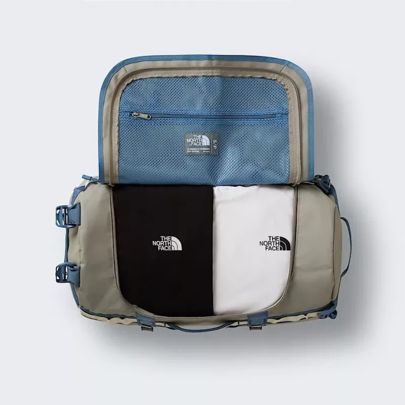 Keliautinis krepšys The North Face Base Camp Duffel S - stone slab/granite Pilka