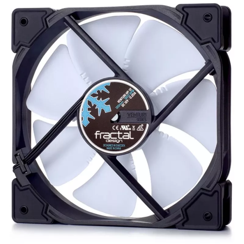 Fractal Design Venturi HP-12 PWM 120 mm korpuso ventiliatorius – juodas