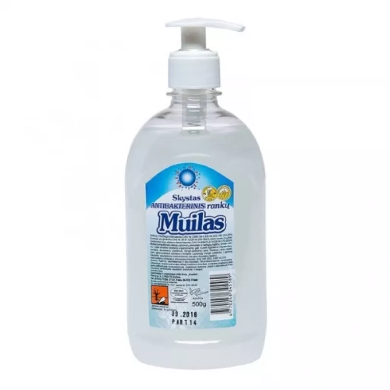 Skystas, antibakterinis muilas su dozatoriumi, 500 ml