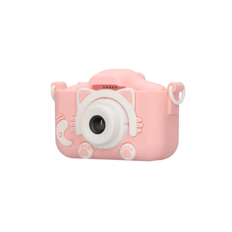 Vaikiškas skaitmeninis fotoaparatas Extralink H27 SINGLE PINK Rožinis Baltas 3 metai