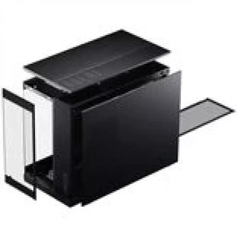 PHANTEKS XT V3 PC korpusas, Mini korpusas, mATX, grūdintas stiklas – su 3x 120 mm ventiliatoriais, juodas