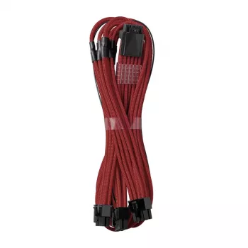 CableMod C-Series PRO ModMesh 12VHPWR į 3x PCI-e kabelis, skirtas Corsair - 60 cm, tamsiai raudonas