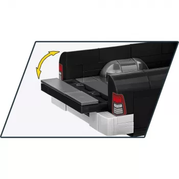 Statybinis žaislas Cobi RAM 1500 Police 24608 2-in-1 modelis, kaladėlių rinkinys, transformuojamas statinys