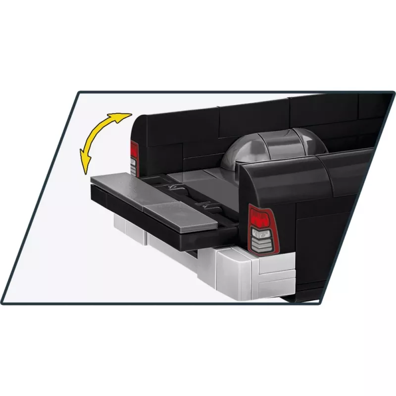 Statybinis žaislas Cobi RAM 1500 Police 24608 2-in-1 modelis, kaladėlių rinkinys, transformuojamas statinys