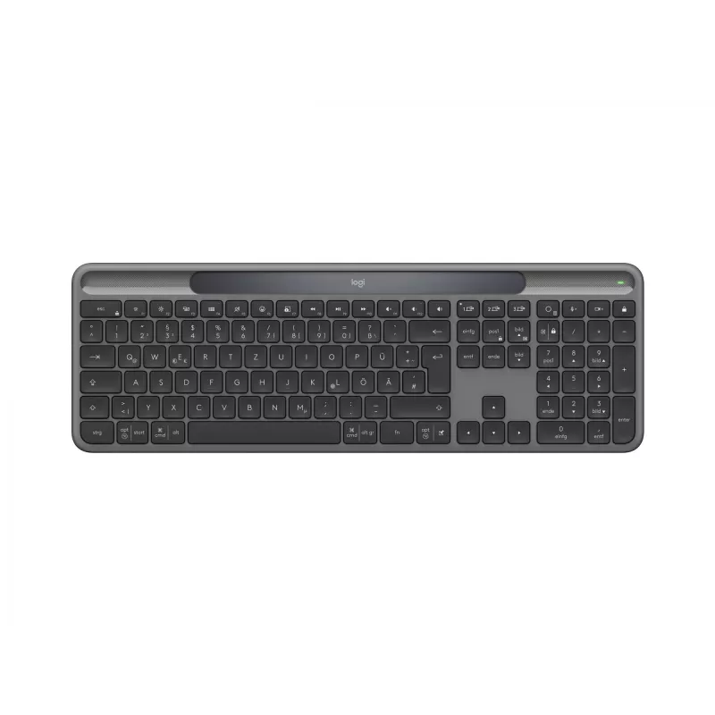 Logitech klaviatūra RF belaidė Bluetooth QWERTZ vokiečių grafito 920-013773