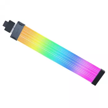 GPU laidas Lian Li Strimer Wireless 12V 2x6-pin PW16-121W – belaidis RGB PCIe maitinimo plėtiklis