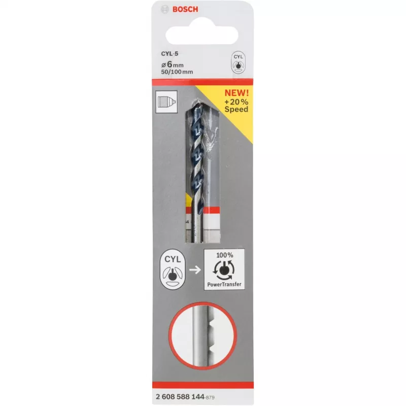 Betoninis grąžtas Bosch CYL-5 6mm 100mm