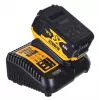Elektrinių įrankių rinkinys DeWALT DCK2080P2T-QW — 18V Li‑Ion 5Ah (2x), DCG405 kampinis šlifuoklis, gręžtuvas/suktuvas, M14 šlifavimo disko sriegis, nešiojimo dėklas