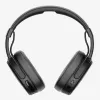 Ausinės Skullcandy Crusher Wireless — juodos, binauralinės, aplink ausis, Bluetooth ir 3,5 mm, sulankstomos, 40 val. baterija
