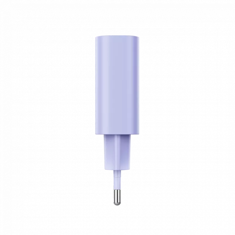 Sieninis įkroviklis CANYON OnCharge 30CL, 30W USB-C PD, 1x PD išvestis, EU kištukas, violetinė