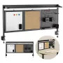 Stalo pertvara ergo office ER-300 B, plotis 1250 mm, maks. apkrova 10 kg