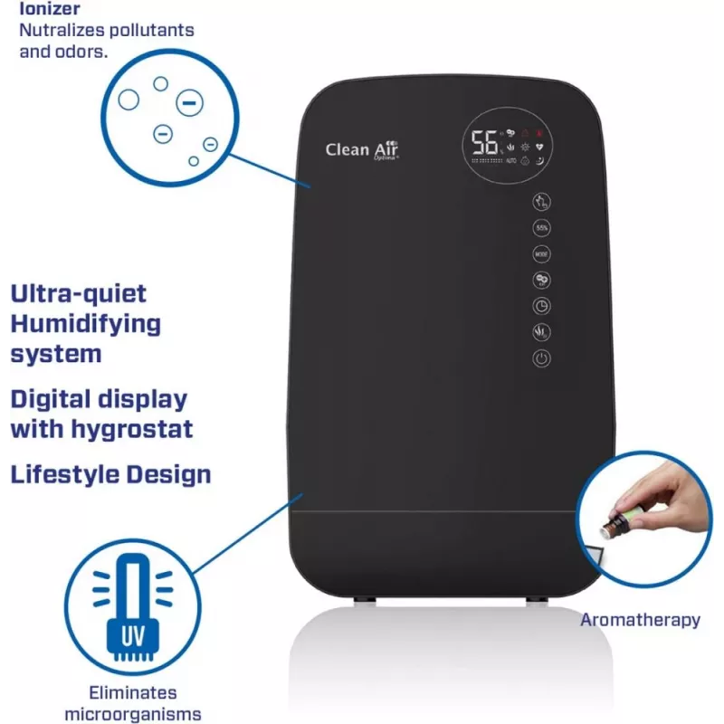 Drėkintuvas su JONIZATORIUMI/CA-607BSMART Clean Air Optima