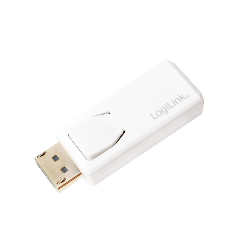 Lyties keitiklis LogiLink CV0100 DisplayPort į HDMI baltas