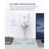 AUKEY PA-B6S White Omni a Mix GaN itin greitas sieninis