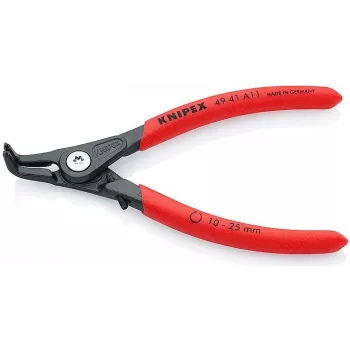 Knipex 49 41 A11 Seegeringzange Tinka išoriniams žiedams 10-25 mm Antgalio forma kampinė 90°