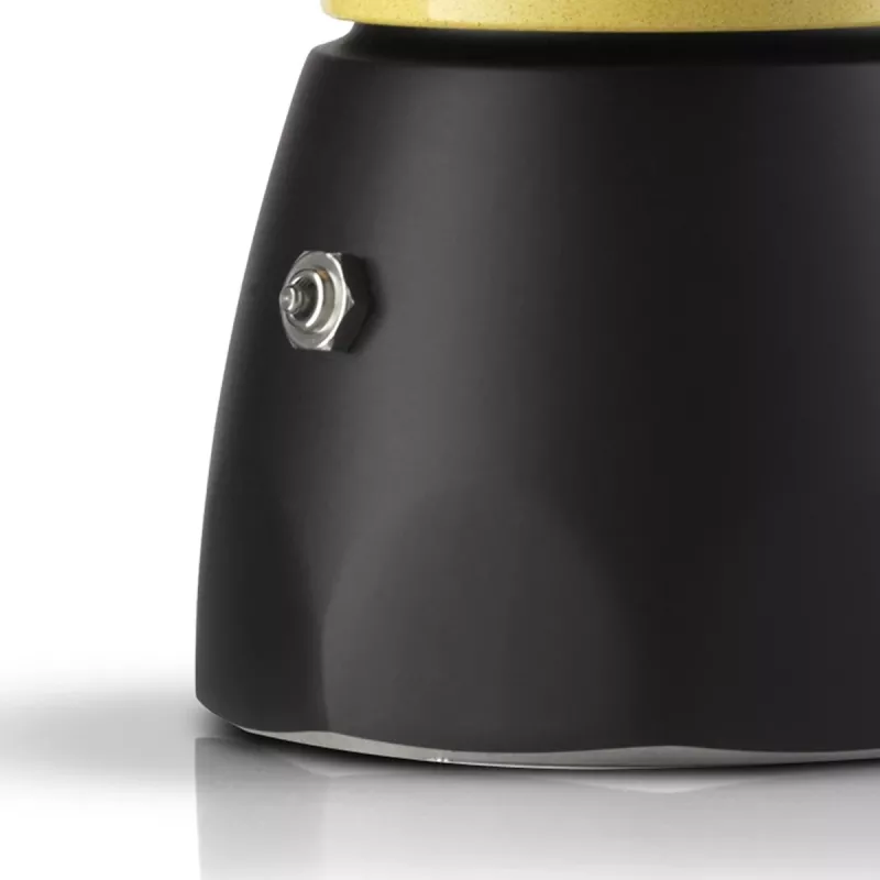 Moka pot Bialetti Orzo Express Juoda Geltona