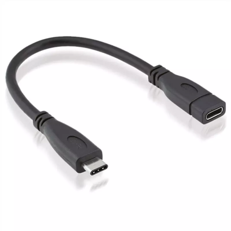 Roline – USB ilginamasis kabelis – USB-C (V) į USB-C (Mot) – USB 3.1 – 15 cm – juoda