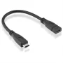 Roline – USB ilginamasis kabelis – USB-C (V) į USB-C (Mot) – USB 3.1 – 15 cm – juoda