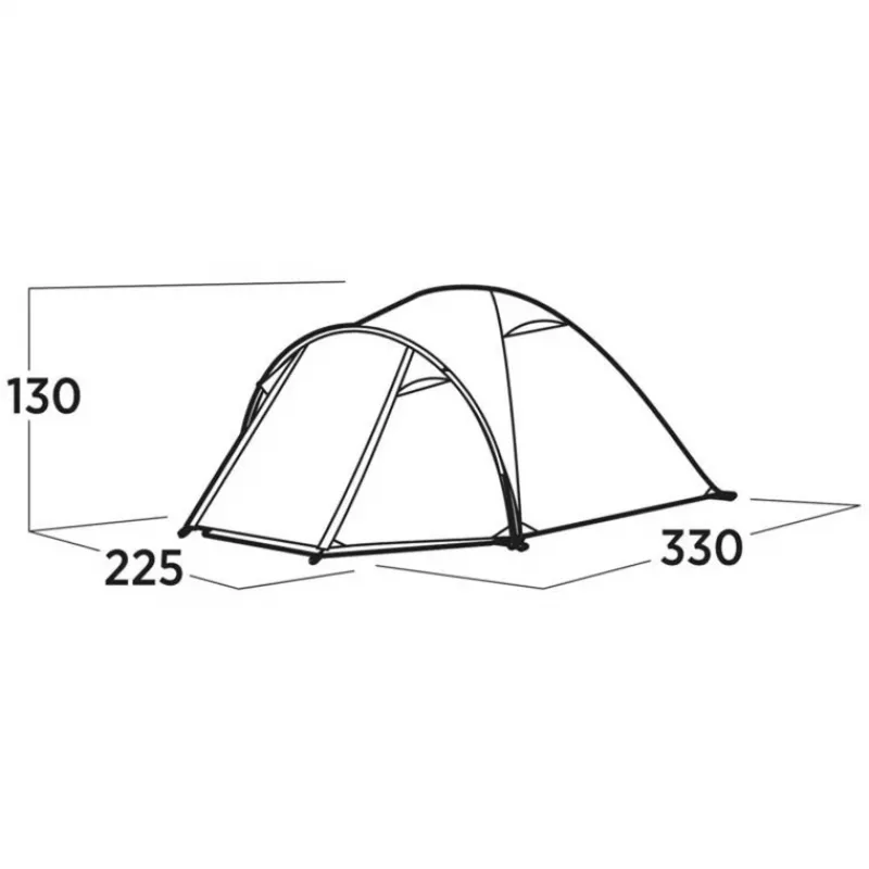 Easy Camp Setesdal 4 žalios spalvos kupolinė/iglu palapinė
