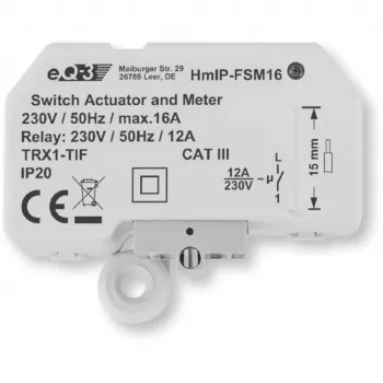 eQ-3 AG Homematic IP HmIP-FSM16 - perjungimo pavara - belaidė