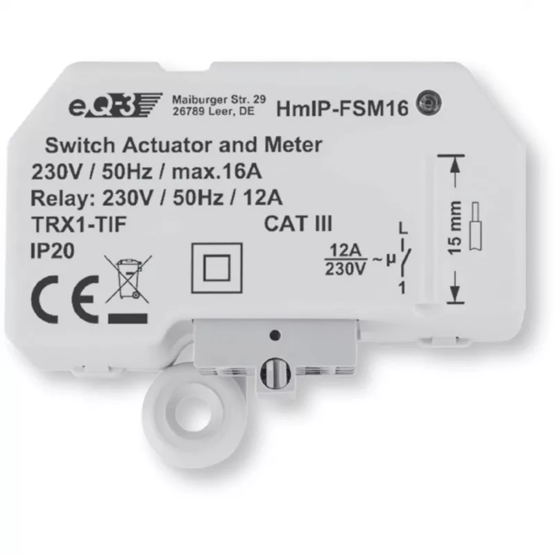eQ-3 AG Homematic IP HmIP-FSM16 - perjungimo pavara - belaidė
