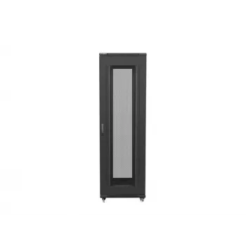 Stovimoji spinta 19 colių LANBERG FF01-8842-23B 42U su tinklinėmis priekinėmis durelėmis, juoda