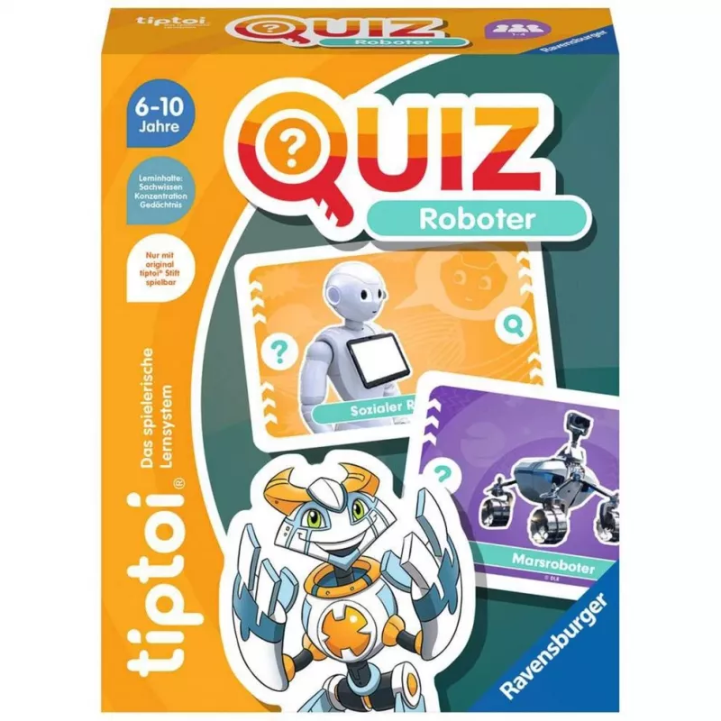 tiptoi viktorinos robotas, viktorinos žaidimas