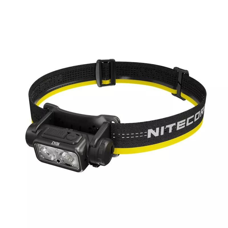 Nitecore NU43 1400 liumenų kompaktiškas lengvas priekinis žibintuvėlis