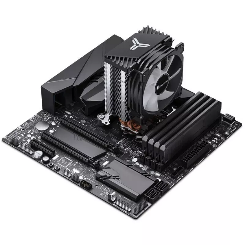 CPU aušintuvas Jonsbo CR-1400 E Juoda su 140 mm ventiliatoriumi, oro aušintuvas procesoriams