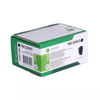 Lexmark 78C20K0 tonerio kasetė 1 vnt. Originali juoda