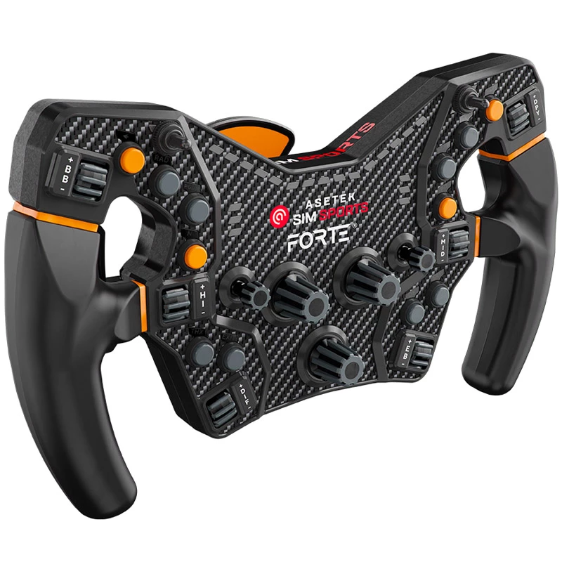 Asetek SimSports Forte Wheelbase (18nm) + Forte Formula Wheel