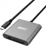 Kortelių skaitytuvas Emtec ECCAREADT610C USB 3.1 pilkas
