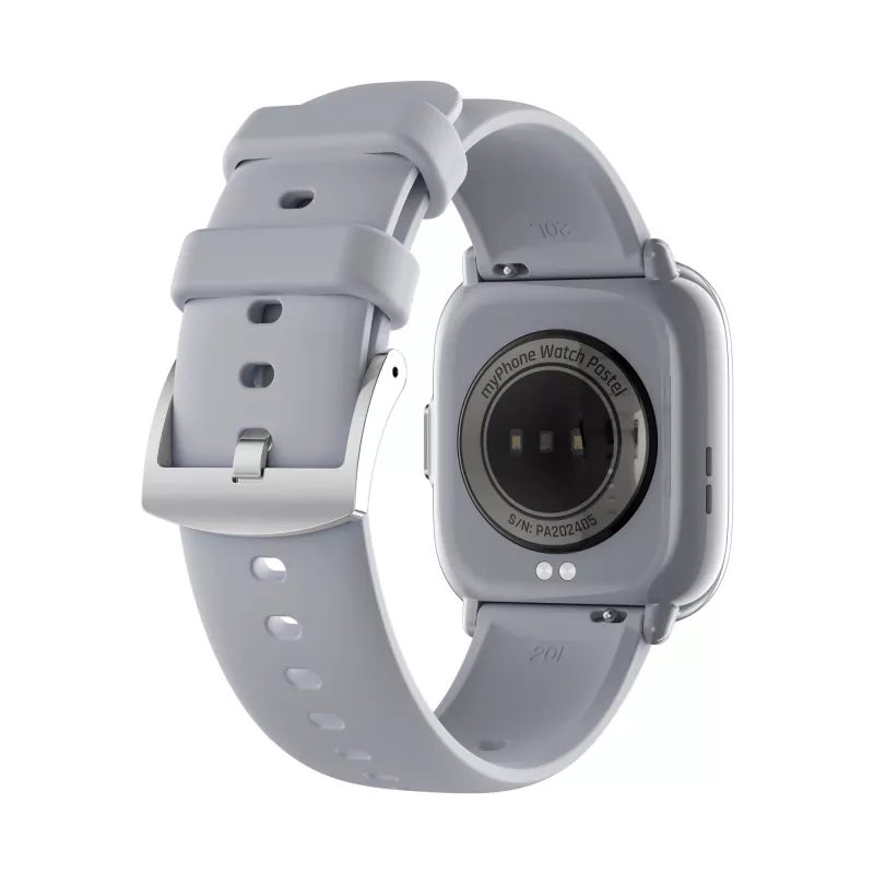 myPhone Watch Pastel 4,45 cm (1,75 inch) AMOLED 40 mm Skaitmeninis 390 x 450 pikselių Liečiamas ekranas Sidabrinis