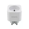Išmanusis lizdas SAVIO AS-01 16A Wi‑Fi 2.4 GHz, E/F tipo kištukas, 220–240 V, 3680 W, baltas
