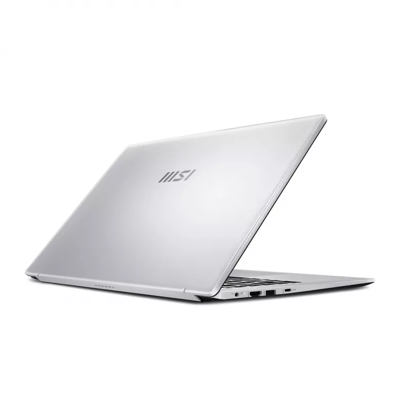 MSI Modern 15 F13MG-088PL Intel® Core™ i7 i7-1355U nešiojamas kompiuteris 39,6 cm (15,6 inch) Full HD 16 GB DDR4-SDRAM 512 GB SSD Wi-Fi 6E (802.11ax) Windows 11 Pro sidabrinis