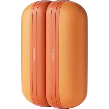 Įkraunamas rankų šildytuvas Ocoopa UT2s Mini, 5200 mAh (2×2600 mAh), aliuminis, oranžinis