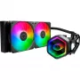 Cooler Master MasterLiquid 240 Core II procesoriaus skysčio aušinimo rinkinys 4,72 (12 cm) juodas