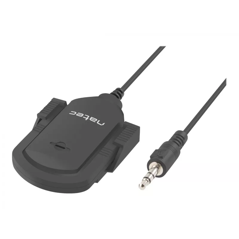 Pritvirtinamas mikrofonas NATEC NMI-1352, laidinis 3,5 mm, jautrumas -58 dB, 50–16000 Hz, 1,8 m kabelis, 20 g