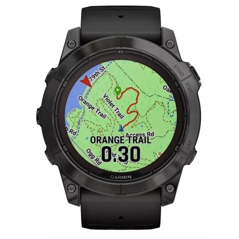 Išmanusis laikrodis GARMIN fēnix 7X Pro 51 mm, 1,4 colio (3,56 cm) MIP 280×280, jutiklinis, Wi‑Fi, GPS, 32 GB, juodas
