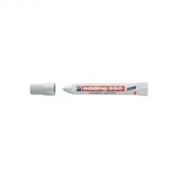 Pramoninis žymeklis Edding E-950 White Fine Tip — 1 vnt., smulkus antgalis žymėjimui ant metalo, plastiko ir padengtų paviršių
