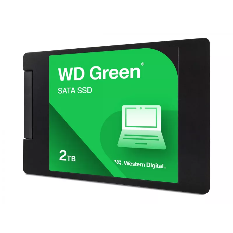WD WDS200T2G0A saugojimo diskas, žalias