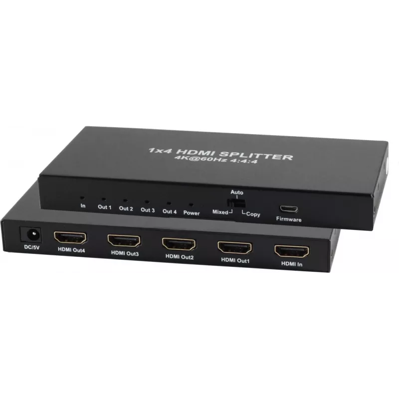HDMI skirstytuvas ShiverPeaks SP05-10002 1x4 4K 60Hz