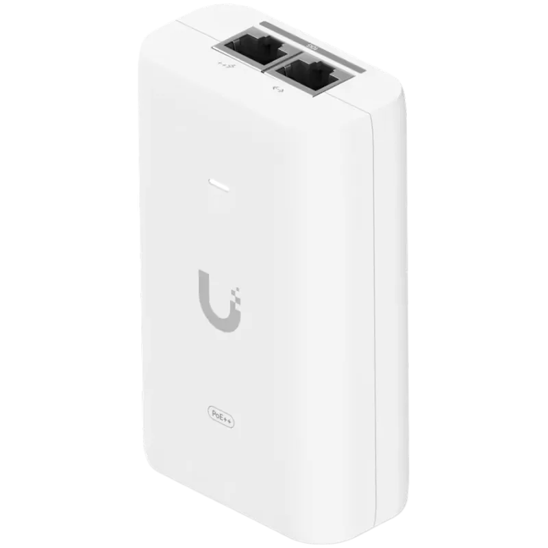 Ubiquiti UniFi UACC-PoE++-10G-EU 10G PoE++ adapteris (60 W), gali maitinti UniFi PoE++ įrenginius, sumažinti priklausomybę nuo PoE jungiklio maitinimo ir užtikrinti kelių gigabitų LAN ryšį