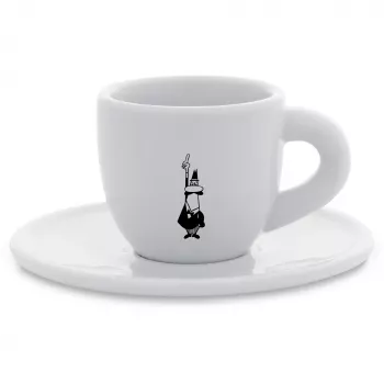 Bialetti Moka puodelis Istituzionale White, porcelianas
